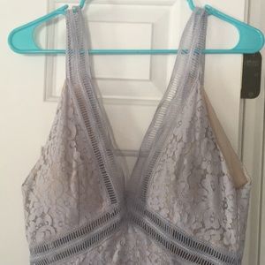 Baby blue lace dress
